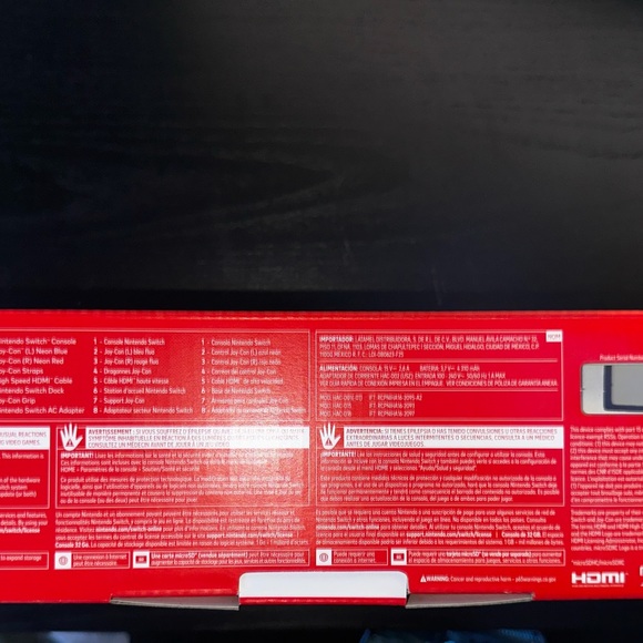 Nintendo switch Neon blue & red - Picture 14 of 15